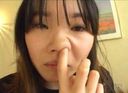 【Nose】A special video of a woman snorting ☆ You can get a lot of nose! !! ④