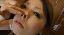 [Nose] A collection of videos of an amateur girl who got a booger on her nose! !! She has a cute face... ①