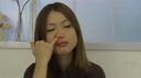 [Nose] A collection of videos of an amateur girl who got a booger on her nose! !! She has a cute face... ⑦