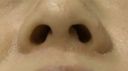 [Nose] A collection of videos of an amateur girl who got a booger on her nose! !! She has a cute face... ⑫