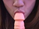 [] Amateur girl's practice ☆ Beautiful woman charms brilliant tongue use ♪♪