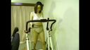 [Nude] Underwear pantyhose sister's exercise ☆ After all it feels good ♪♪♪ to get naked and sweat