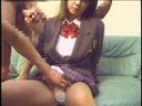 【Cosplay】Girl in uniform begging for Ji ○ Po ☆ Seeking double ☆ Sex with ecchi ☆ ☆