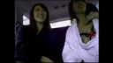 【Lesbian】Sakura Sakurada & Miu ☆ Lesbian kiss in the car! Boob ● ko caress! Lesbian Play ☆☆ (1)