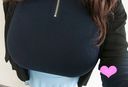 [N cup] Clothed huge breasts I tried ♪ to "grab" it firmly with a royal turtleneck with big standing out.