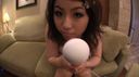 Selfie masturbation of Rin Aoki with K-cup 108cm