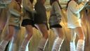 希拉克超短裙制服女孩的色情 kyawa 舞蹈！ ！！