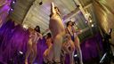 Erotic V-line, high-leg team boing's troubled dance! !!