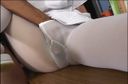 Soft white legs groping my body... I want to tear the nurse's white tights and her in uniform!　Part 3