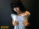 Chikuona de M woman's clothespins nipple masturbation