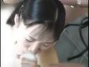 A petite CHINA girl who blows a foreign uncle's dick and squirms