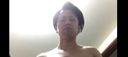 Handsome man? It is not. Selfie masturbation at Nonke's home Spray sperm with thick yui drool