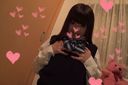 [Black hair uniform beautiful girl] Live chat masturbation leak