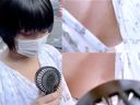 【Superb view panchira ♡】Big breasts and bristles full view angle. Hidden photo of beautiful breasts and hami hair in the monitor survey of the fan [Breast chiller]