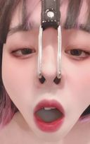 [swallowing total 5 shots] Nose hook and ahe-face! Expose the back face of a girl who is an ant for money ◯ raw con café lady.