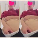 [Command / training / selfie masturbation] A brat who looks good in striped buns! Masturbate taking a selfie at the camera during a student part-time break! （mp4）