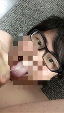 19-year-old chubby glasses boy exposed naked at school and swallowing his own semen as it is