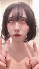 【Ahegaokao Festival】Play with the beautiful face of a cute Concafe lady with heavy eyelids as a toy by collapsing the face with the ahegao double piece