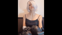 【Individual shooting】Video of the daughter of a beautiful man with gray hair cosplay masturbating