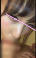 [Smartphone shooting] Facial cumshot to her who is good only at 〈Amateur〉 * There is a review privilege