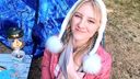 【개인 사진】핀란드 태생의 20세 백인 미녀. 캠프 텐트에서 밀착 생 섹스. 【얼굴】