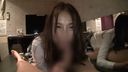 【Amateur】23-year-old brown-haired long GAL. Gonzo sex that flirts with gumoe uniform cosplay.
