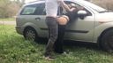 "If you have sex here, someone will see you," complete affair! A young wife who betrayed her husband appeared ☆ She who was excited to get a while driving and outdoor SEX as it is ☆ Beautiful woman ☆ Big [Uncensored]