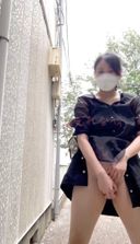 It's an amateur selfie! 〇 I walked while walking in front of the school and masturbated a in front of the school, and there was also a happening where a male student walked in the middle and interrupted for a moment、、、