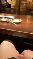 It's an amateur selfie! I went to the yakiniku restaurant alone and masturbated a under the desk in the presence of clerks and customers,,There is also a conversation with the clerk,,