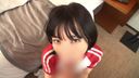 【素人／個撮】めちゃシコ…童顔ブルマコスの20歳コスプレ女子。ムッチリ貧乳ボディを激ピスハメ撮りセックス。