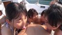 【Boat Concert】Bikini college girl and POV. Intense SEX in a wet.