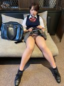 [Personal shooting] Uniform girl of an age who is interested in erotic things _ Full delivery of the moment when you lose to pleasure and are vaginal shot in daddy katsu