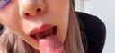 [超級感覺好！ 請仔細看看色情的嘴唇和舌頭！ 業餘女孩陳♡加奈的嘴巴繪圖版#5。