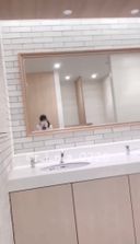 [It's a selfie of 2nd year ♡ private school] Breaking into the men's toilet of a department store! It is a video of me entering a private room, taking off my skirt, and going outside in that outfit to masturbate ... It was nice to get in, but it was hard to get out