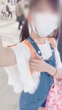 【사립학교 2학년♡의 셀카입니다】 학교 가방을 들고 작은 승차권으로 개찰구를 통과해 전철에 탔지만 전혀 눈치채지 못했다...