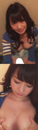 [Individual shooting] The gal who picked up was with big, so I had a pulled out in the toilet #スマホ撮影 [Amateur] High quality version present with review