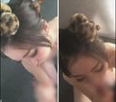 [Individual shooting] Facial cumshot with your favorite girl's intense [Amateur] High quality version present with review