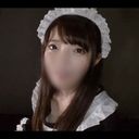 【素人】21歳メイド服コスプレの激カワ女子大生。透明感のある巨乳おっぱい揺らして淫れるハメ撮りセックス。