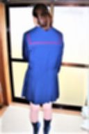 [Limited time sale] Amateur Ji 〇 prestigious school Ri 〇 Winter sailor suit costume panchira raw leg navy blue socks edition photo book part1 [ZIP download available]