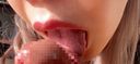 [超級感覺好！ 請仔細看看色情的嘴唇和舌頭！ 業餘女孩陳♡加奈的嘴巴繪圖版#5。