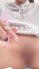 【사립 2학년♡의 셀카입니다】 면도, 가랑이를 벌리고 카메라에 면도하는 영상입니다 ... 부끄럽다!