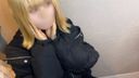 [個人拍攝]22歲模特是澀谷1◯9店員！ 上帝 2 連續吞咽使用即時測量和未洗的舔和示例事物 [完整的臉]