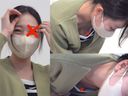 【Lifesaving Course/Chest Chiller No.35】University Visiting Course! A college girl who wants to wear blue. I can see the tingling!