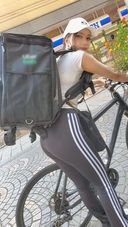 UberE○ts自転車女子とハメ撮り