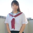 【個人撮影】小顔のBカップ紺スカートちゃん♥ 顔面騎乗で笑みを浮かべながら愛液を垂らし、「大きくなったおちんちん挿れて？♥」