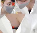 【Chest chiller】Future nurse! !! Cool beautiful nursing student's slouching breast chiller to nipple / 3 others [Lifesaving course 33]