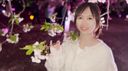 [Today limited to 4,980pt→2,980pt] 【Complete appearance】 【First shoot】Our first date with cherry blossoms flying at night Bus guide Manami-chan on big launch tour GoTo Travel ♡