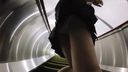 【Upside down shooting】Erotic legs gray miniskirt gal (★ with ★ bonus)