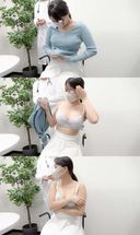 【Big breasts ∞ examination】 Sexually harassing an F-cup female college student. Called an examination, rub the extra-large beauty big. [Amateur / Outflow]