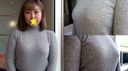 〈Boob fetish individual shooting〉Take a closer look at the contents of the tight knit that emphasizes the breasts of a 24-year-old beautiful office lady! !!